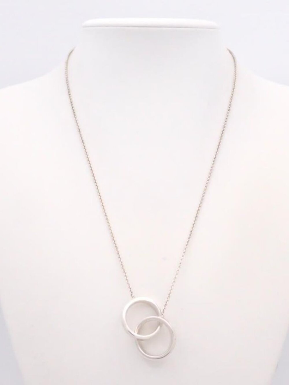Tiffany & Co. 1837 Collection Interlocking Circles Necklace 925 (Large Size)
